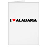 I love Alabama Shirts Cards