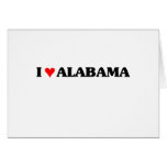 I love Alabama Shirts Greeting Card