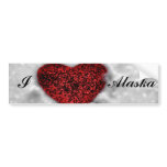 I love Alaska Bumper Sticker