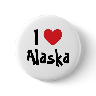 I Love Alaska button