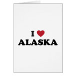 I Love Alaska Greeting Card
