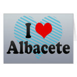 I Love Albacete, Spain Cards