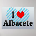 I Love Albacete, Spain Posters