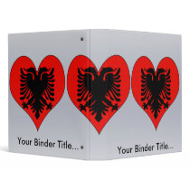 I Love Albania Binder