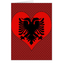 I Love Albania Cards