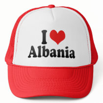 I Love Albania Hats