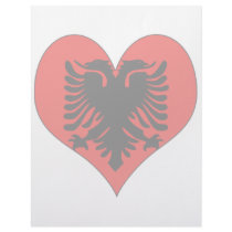 I Love Albania Letterhead Design