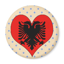 I Love Albania Magnet