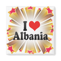 I Love Albania Magnets