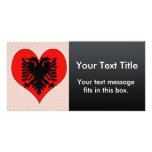 I Love Albania Custom Photo Card