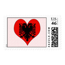 I Love Albania Stamps