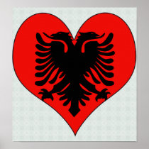 I Love Albania Print