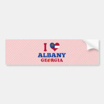 I Love Albany, Georgia Bumper Sticker