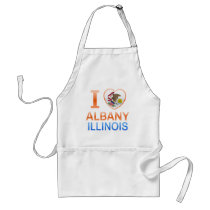 I Love Albany, IL Apron