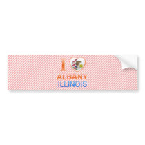 I Love Albany, IL Bumper Stickers