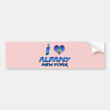 I love Albany, New York Bumper Sticker
