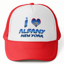 I love Albany, New York Trucker Hat