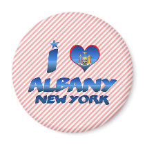 I love Albany, New York Fridge Magnet