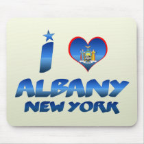 I love Albany, New York Mousepads