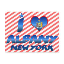 I love Albany, New York Post Card