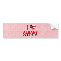 I love Albany, Ohio Bumper Stickers