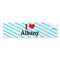 I Love Albany, United States Bumper Stickers