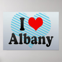I Love Albany, United States Posters