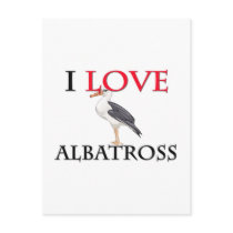 I Love Albatross Postcards