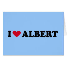 I LOVE ALBERT CARDS