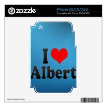 I love Albert Skins For The iPhone 3G