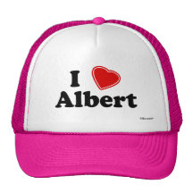 I Love Albert Trucker Hats