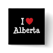 I love Alberta heart T-Shirt buttons by funnycustomtshirts I love Alberta heart T-Shirt buttons