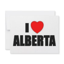 I Love Alberta invitations