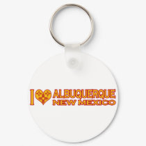 I Love Albuquerque, NM keychains