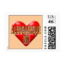 I love Albuquerque Postage Stamp