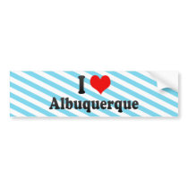 I Love Albuquerque, United States Bumper Sticker