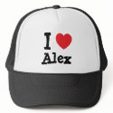 I love Alex heart T-Shirt hats by funnycustomtshirts I love Alex heart T-Shirt hats