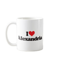 I Love Alexandria Coffee Mug