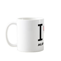 I LOVE ALEXANDRIA,VA - VIRGINIA COFFEE MUGS
