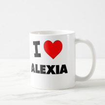 I Love Alexia Mugs