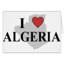 I Love Algeria cards
