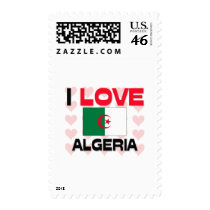 I Love Algeria postage