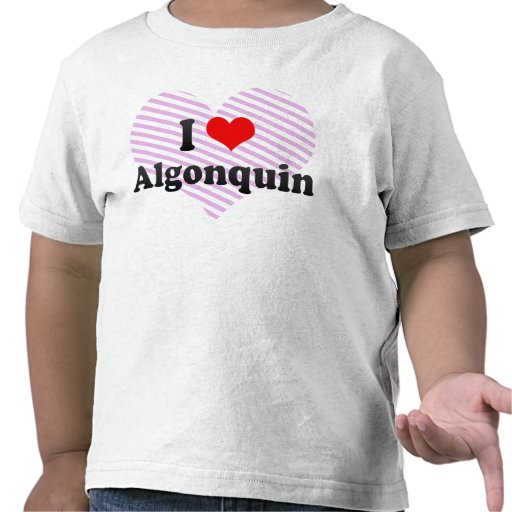 I Love Algonquin, United States Tees
