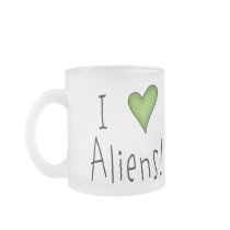 I Love Aliens II Coffee Mug