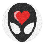I LOVE aLiEnS! Round Stickers