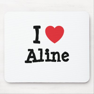 I love Aline heart TShirt