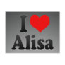 I love Alisa Postcard