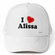 I Love Alissa Mesh Hat