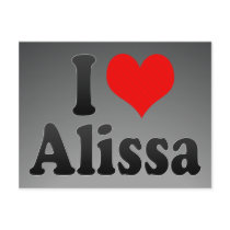 I love Alissa Postcards