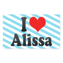 I love Alissa Stickers